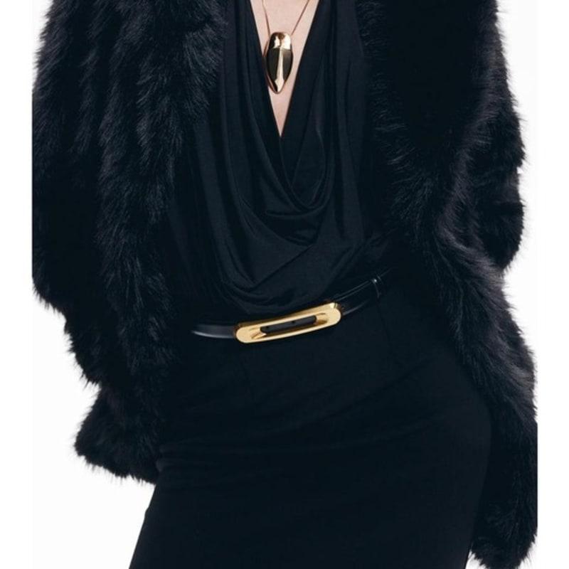 

H&M Узкий ремень Черный 1261504001 XS(EUR XSP)