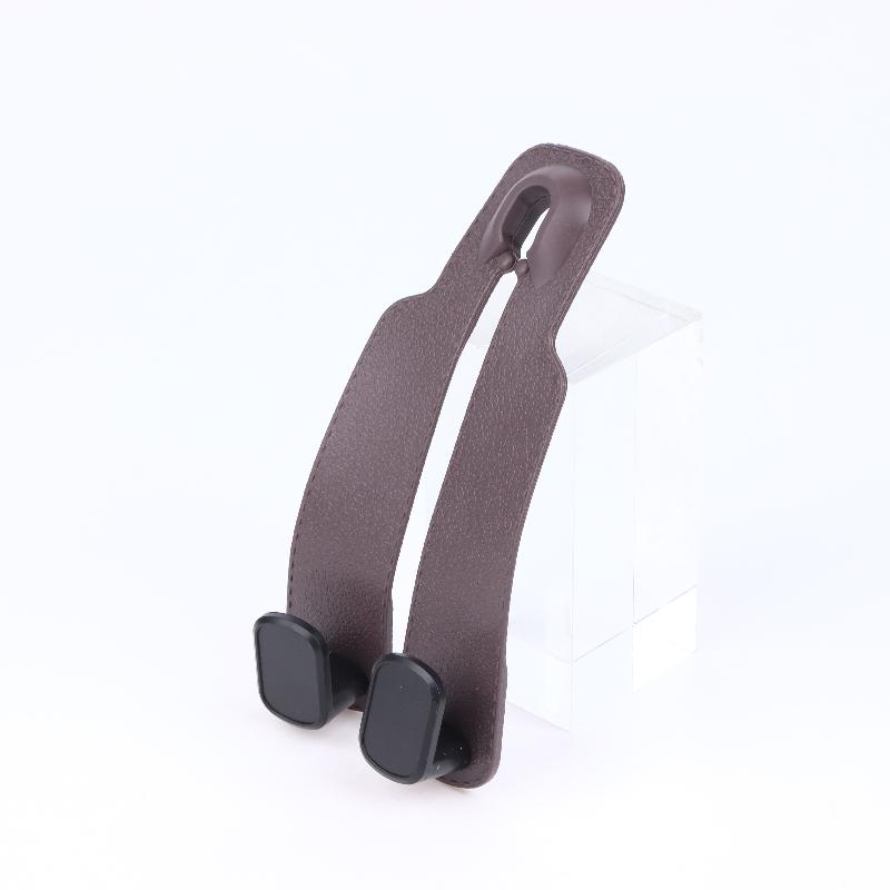 4Pcs Double Hook Car Hook Car Headrest Hooks Hanger For Bags Organizer Holder Clips Auto Fastener Hooks Car