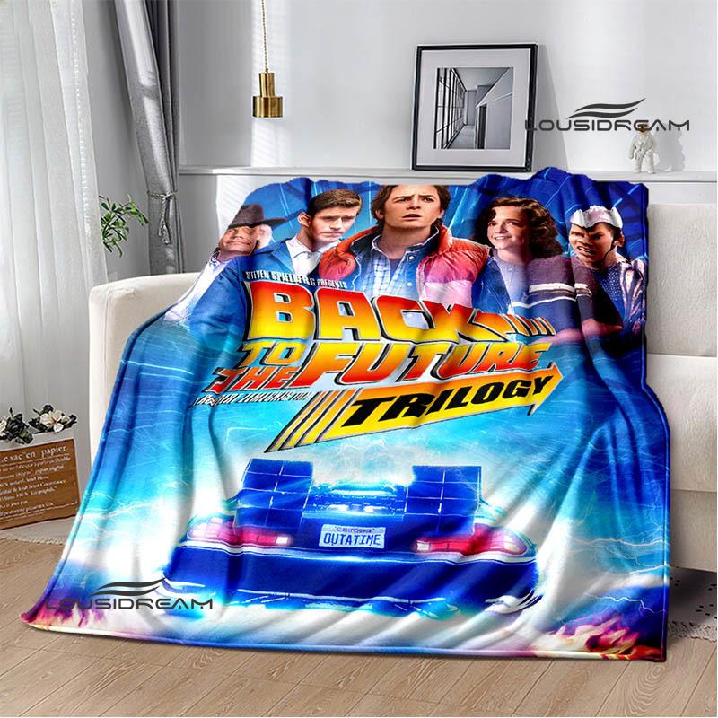Movie Back To The Future blankets picnic blanket Warm Flannel blankets Soft and comfortable blanket bed linings Birthday Gift