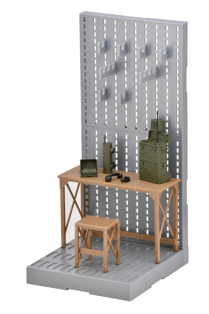 TOMYTEC Little Armory STUDY1942 LD043 Command Post A Plastic Model