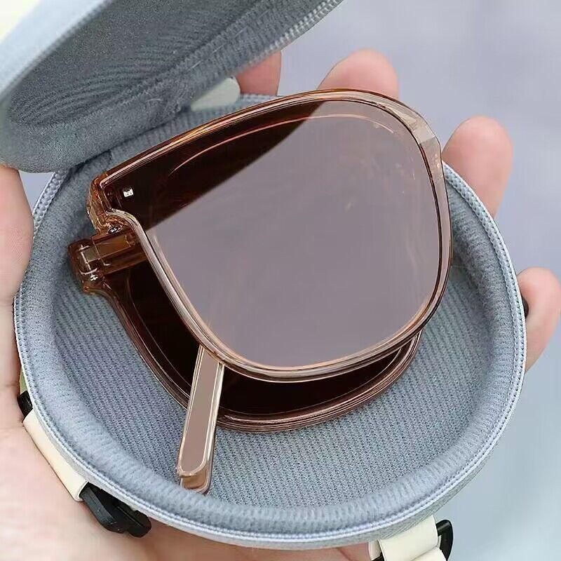 Folding Sunglasses, Portable, Ultra Light Sun Protection, Uv Protection, Sunglasses for Both Men and Women