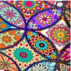 Stuhlbezug Mandala Bunte Muster Elastisch [21Cw]