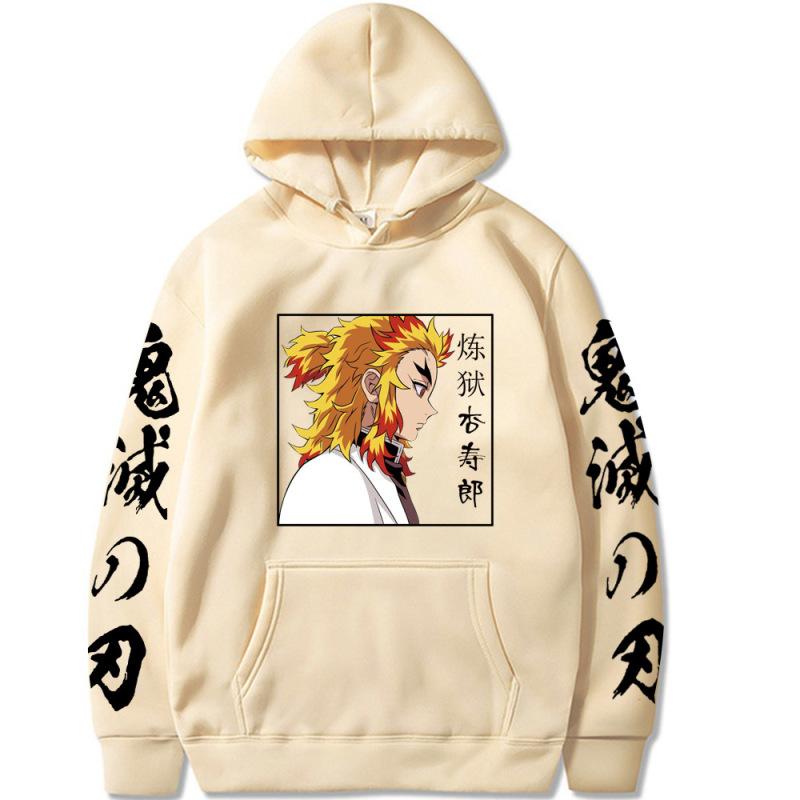 Rengoku Kyoujurou Printed Hoodie, Sweatshirt, and Hoodie for Ghost Slaying Blade Purgatory Xingshoulang