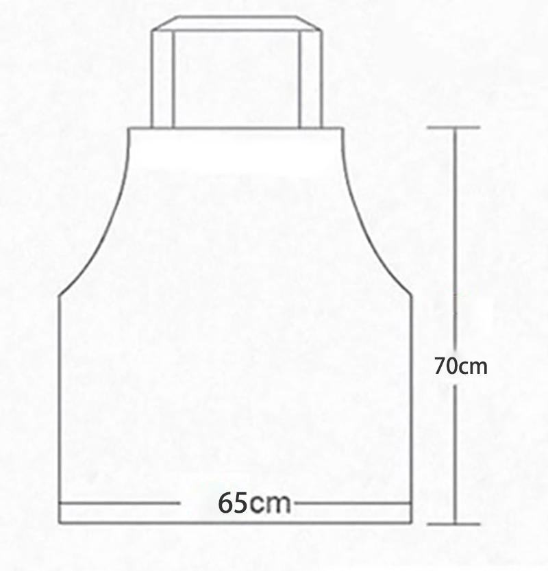1PC Grembiule a Righe in Lino Cotto con Cinturino in Tessuto di Cotone Sottile per Resistenza a Macchie e Olio, Salopette da Caffè, Grembiule, Accessori da Cucina