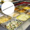Barra Divisória de Mesa de Buffet de Aço Inoxidável de 52,5 cm Barra Divisória Resistente para Exibição em Cozinhas Comerciais para Mesas de Vapor Refrigeração