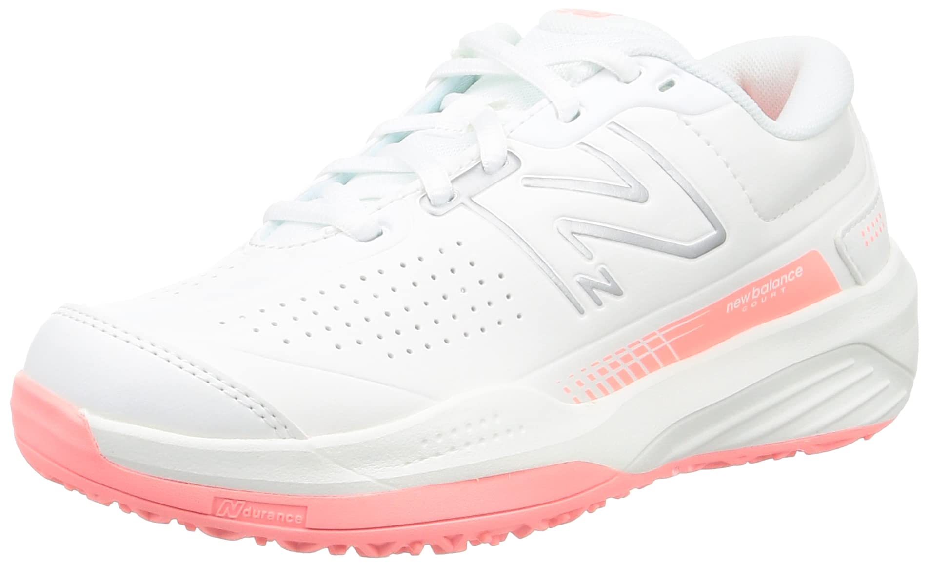 

Теннисные туфли 696 Omni Clay Court Fuel Cell WCO696 P5 см 2E [New Balance] женские (Белый/Розовый) 25,0
