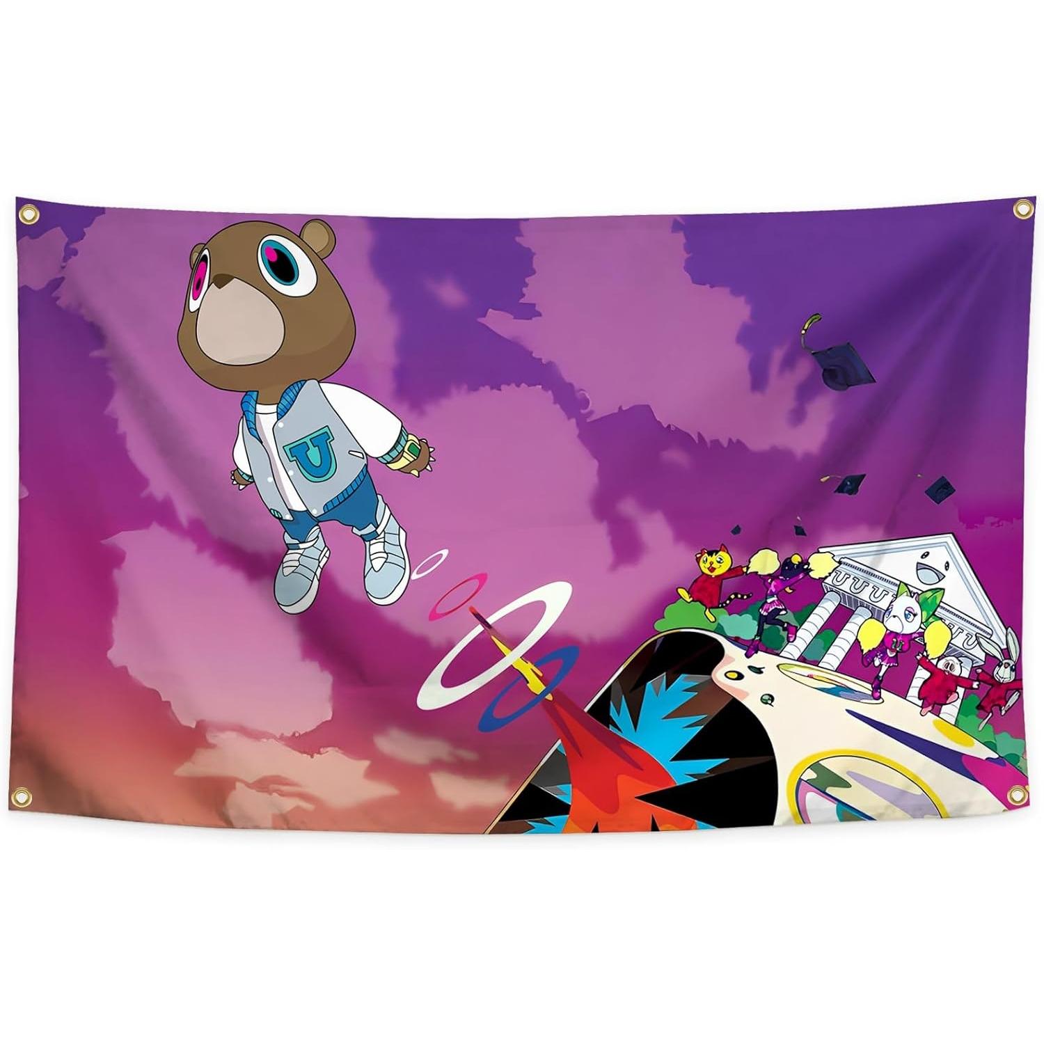 Kanye s Tapestry Otipi music album 75x100 чёрный