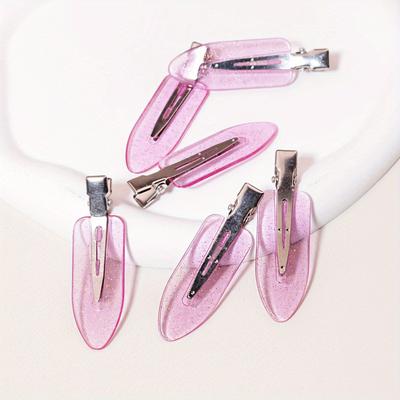 6 stuks/set naadloze haarclips zonder buigingen, zijstangen, make-up en gezichtsaccessoires, styling haarclips voor dames