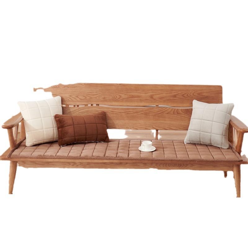 New Sofa Cushion Universal Non-Slip Plush Thickened Office Solid Wood Sofa Cover