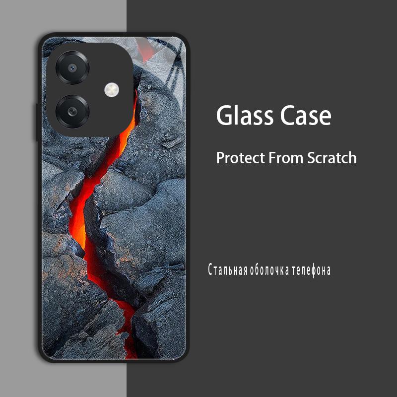 Pro OPPO A60 5G Pouzdro Kryt Tvrzené Sklo Pouzdro Pevné Coque Nárazník Pro Oppo A3 Pro A3X A40 A80 4G 5G Reno 13 Pro Ochranné Pouzdro