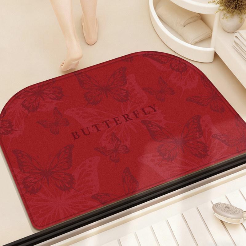 Luxury Quick-Dry Non-Slip Diatomaceous Floor Mat - Absorbent, Stain & Scratch-Resistant Bathroom Door Mat