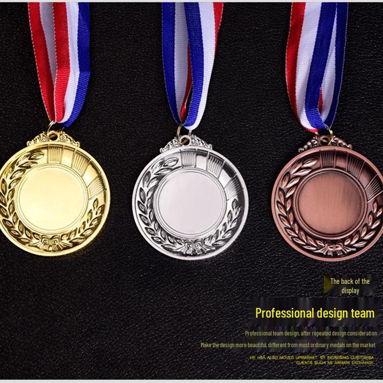 Sports Event Metal Wheat Ear Medals 123