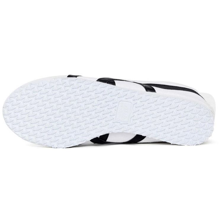 Onitsuka Tiger Mexico 66 Slip-On Comfortable Non-Slip Lightweight Low-Top Casual Shoes Unisex sneaker White Black D342Q-0190
