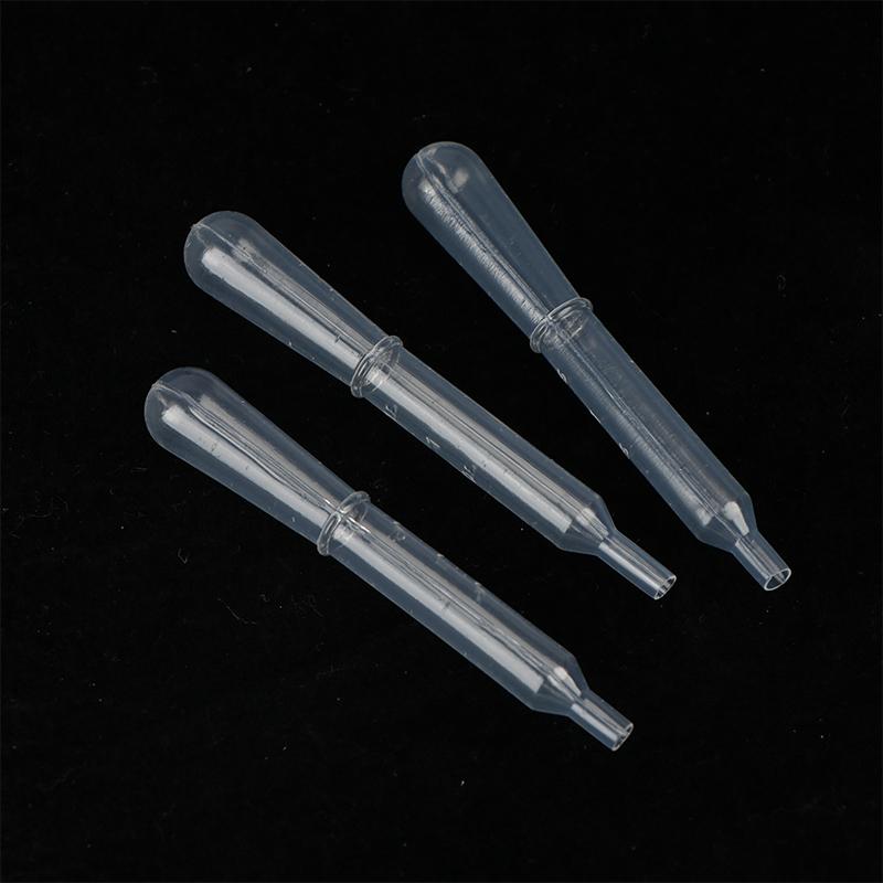 100 Stück Airbrush Einweg-Tropfer Laborpipette 1,5 ml Kunststoffpipette Augentropfer für Transfer und Airbrush-Farbe