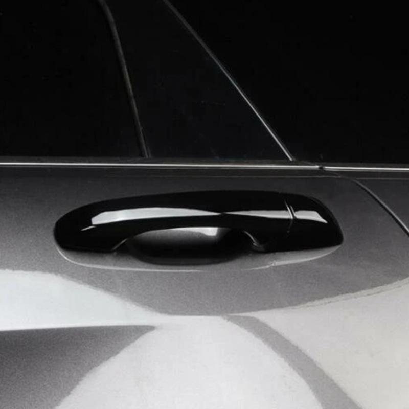 Pack Of 4 ABS Door Handle Covers with Anti Slip Grip & Easy Installation Vehicle Accessories for Multiple Automotive
