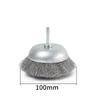 6mm Handle Stainless Steel Wire Brush Bowl for Rust, Stain, Paint, Burr Removal & Polishing