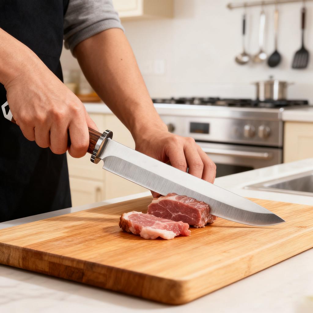 Professional high hardness kitchen knife high-end Japanese style knife with knife cover, kitchen bone chopping and cooking knife