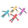 4pcs Plastic Telescopic Toys with Light Telescopic Suction Cup Giraffe Toy Stress Relief Telescopic