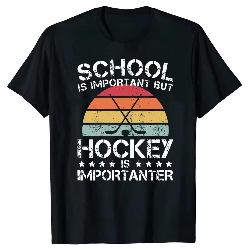 Graphic Cotton Streetwear Short Sleeve Birthday Gifts Summer Style Tshirt Men Funny Eat Sleep Hockey Repeat Christmas T Shirt