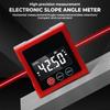 Mini Electronic Digital Protractor Magnetic Laser Inclinometer Professional Digital Display Angle Gauge Rechargable Level Box