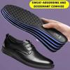 Genuine Leather Insoles for Men and Women, Breathable, Sweat-Absorbing, Deodorizing, Cushioned Shoe Inserts for Sneakers, Boots, and Casual Shoes