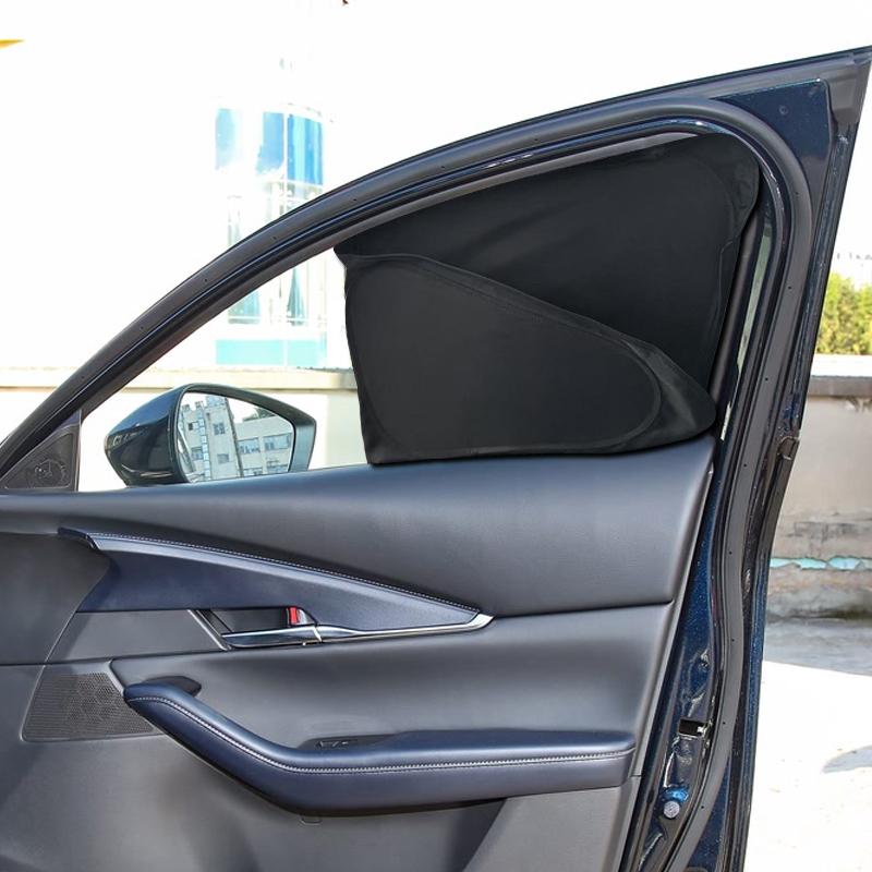 Car Black Window Privacy Sunshade For MAZDA CX-30 DM 2019-Present Auto Anti-UV Heat Insulation Protect Cover Interior Accessory