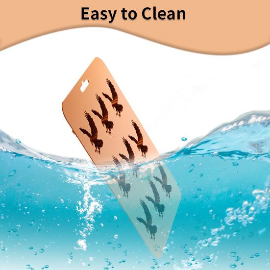 Silicone Eagle Ice Tray 9-Cavity Easy Release Chocolate Biscuit Mold DIY Creative Animal Shape Ice Cube Maker for Kitchen Baking