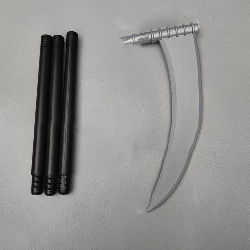 Halloween Adult Children Cos Play Toys Large Plastic Decorative Props Devil Scythe  Festival For Halloween Decoration