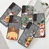Matný kryt s motivem sněhu a veselými Vánocemi pro Samsung Galaxy S22 S20 S21 FE S10 S9 Plus S8 Capa Note 20 Ultra 10 Lite Phone Fundas