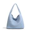 Handmade Woven Women's Tote: Large Capacity, Versatile Bucket Bag for Autumn/Winter - Perfect for Commute or Mother-Child Use