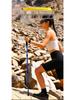 Ultra-Light Telescopic Aluminum Trekking Pole with T-Grip Handle for Hiking and Climbing