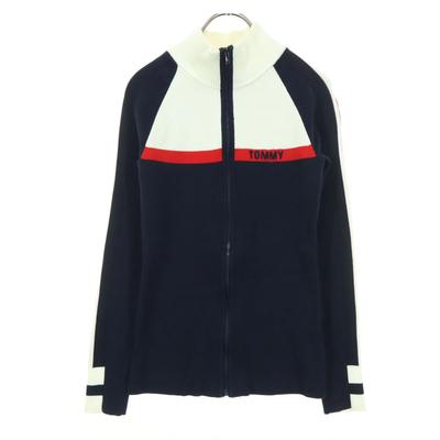 English Letters Long Sleeve Knit Jacket XS Multicolor Women Used