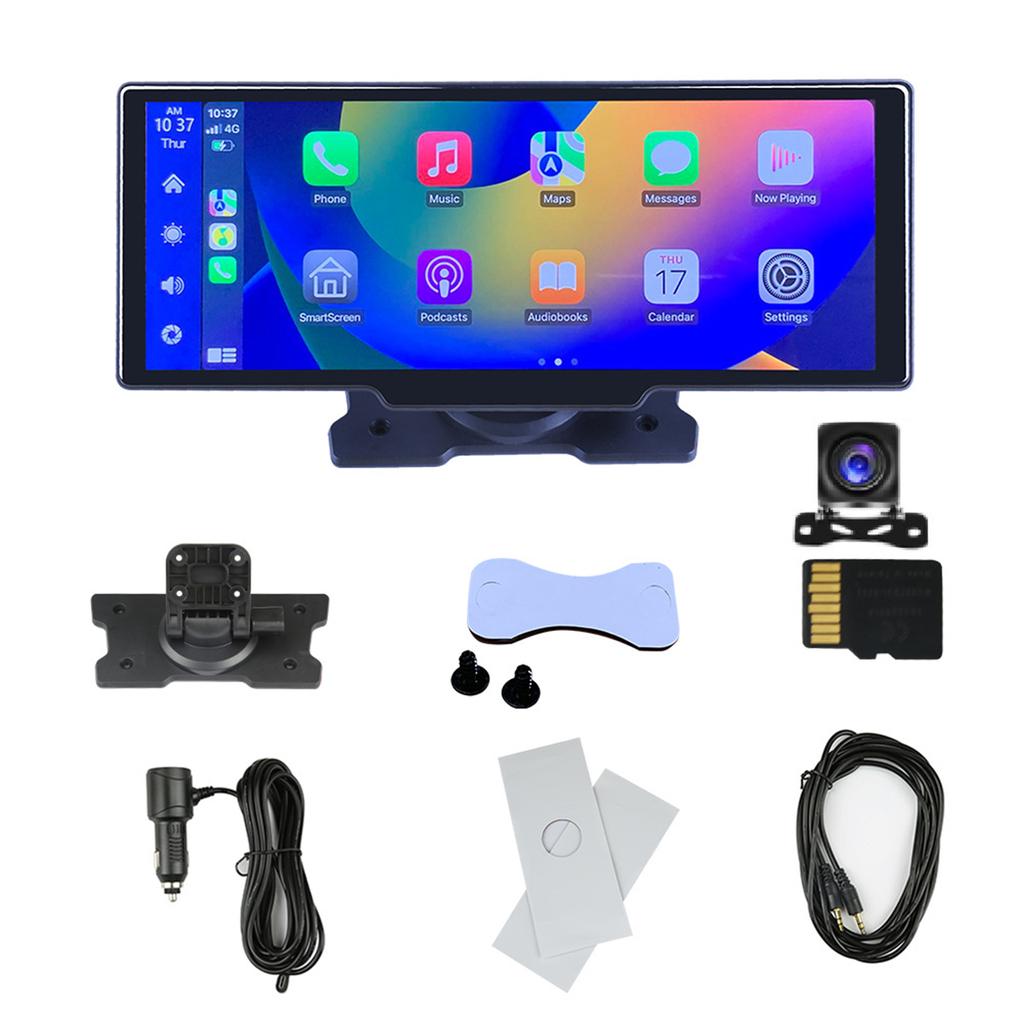 10.26 Inch Universal Car DVR Touch Screen Mirror Video Recorder GPS Navigation Dashboard HD Driving Recorder Dash Camera Carplay