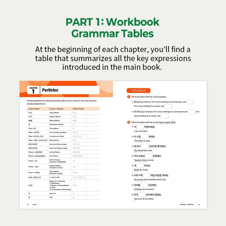 Darakwon KOREAN GRAMMAR CANVAS: WORKBOOK for BEGINNERS 1