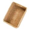 NITORI Rattan Basket RD-001 Quarter Width 19 x Depth 26 x Height 12cm Natural 8421034