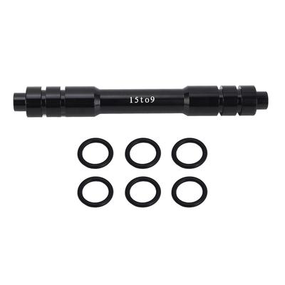 Cycle Wheel Fork Axle 15mm To 9mm Front Thru Axle Quick Release Hub Skewer Adapter for Conversion 110mm 4.33in