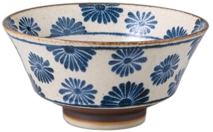 

Пайкадзи Рамен Дизайн Цветы x x Набор Китайская Пиала Сетомонохонпо Пиала, [18.2 18.2 8.9см, 1050сс]