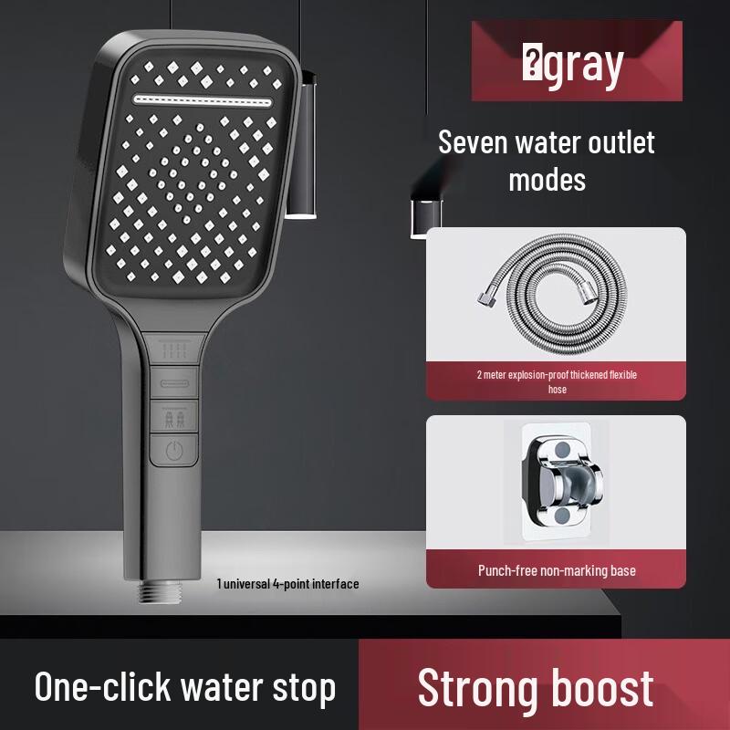 

TLXT High Pressure Rain Shower Head Set