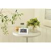 Seiko SQ323W Alarm Clock Table Clock Digital Radio Controlled White 112 x 173 x 54 mm