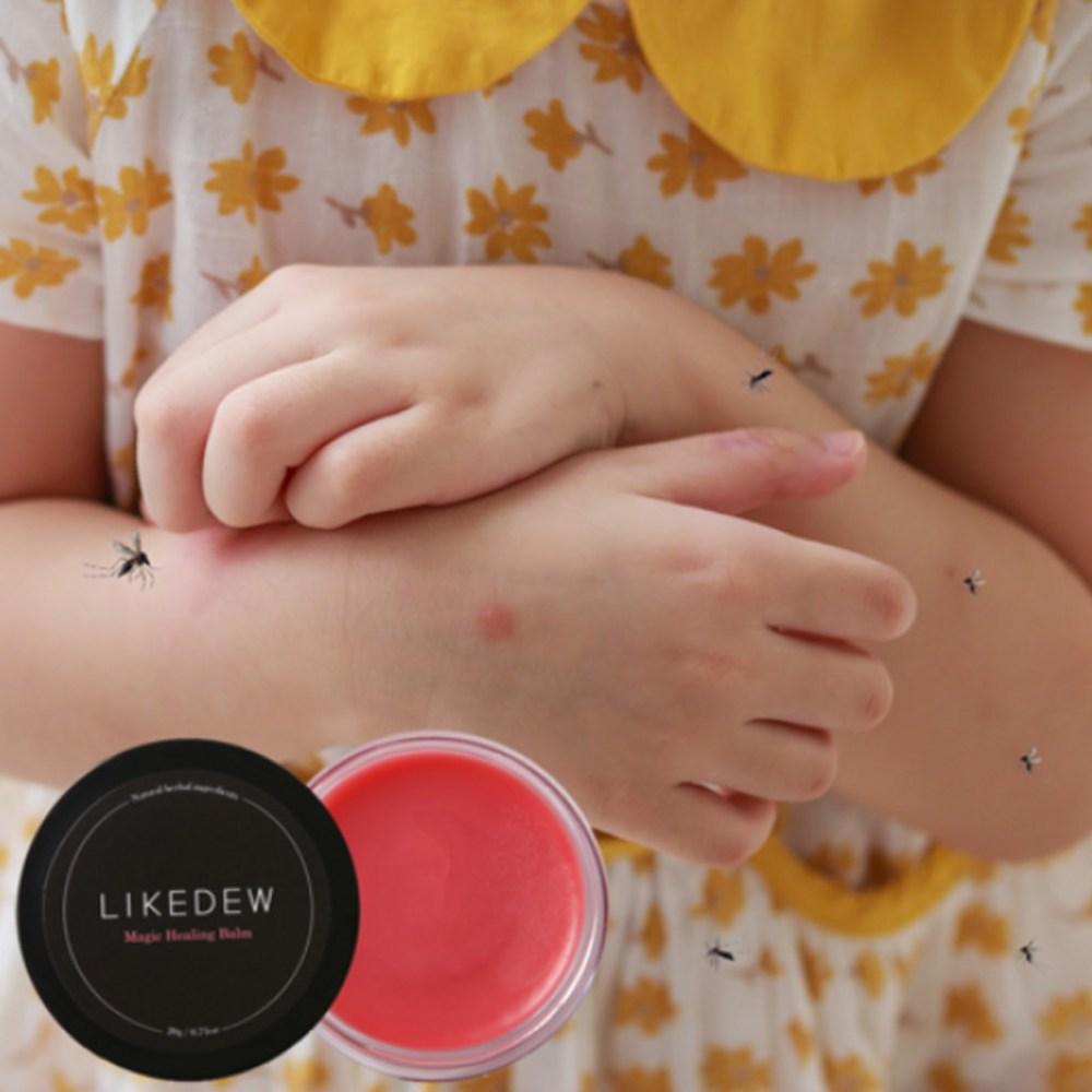 Like Dew Jaungo Sun Allergy Allergy Burn Ointment Heat Rash Moisturizing Natural Magic Healing Balm, 20g, 2 Pcs.