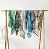 Women's Big Shawl Chinese Style Hollow Flower Cut Scarf Suzhou Garden Print Shawl High-quality Sun Protection Scarf Scarf