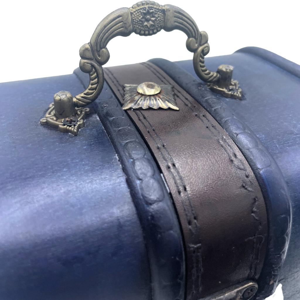Decorative Treasure Chests Teal Set of 2