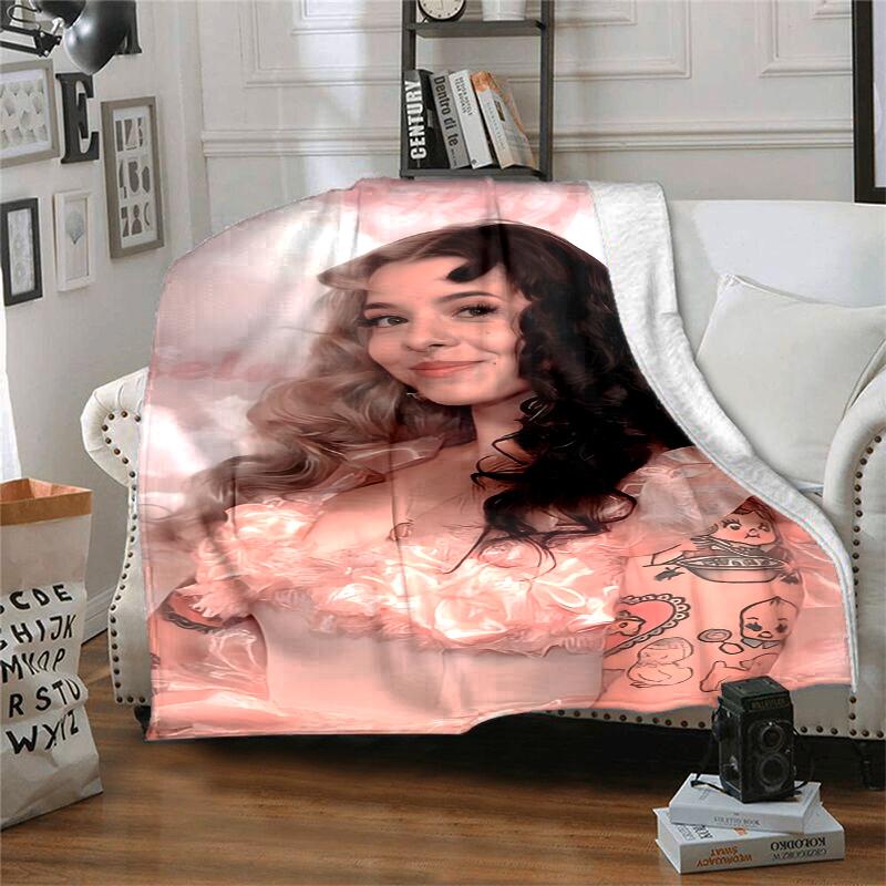 Melanie Martinez Flannel Blanket Soft All-Season Throw, Design for Camping, Car Travel, Hiking Sofa, Bed, Office Perfect Gift for Parties