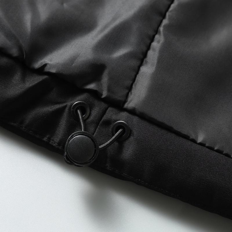 Plus Size L-8XL Fashion Men's Winter Sleeveles Jackets Hooded Casual Thick Warm Vests Men Coat