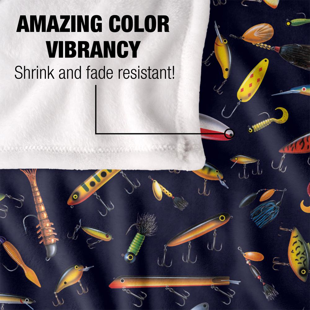 JQ Licensing Silky Fishing Lures Supersoft Blanket