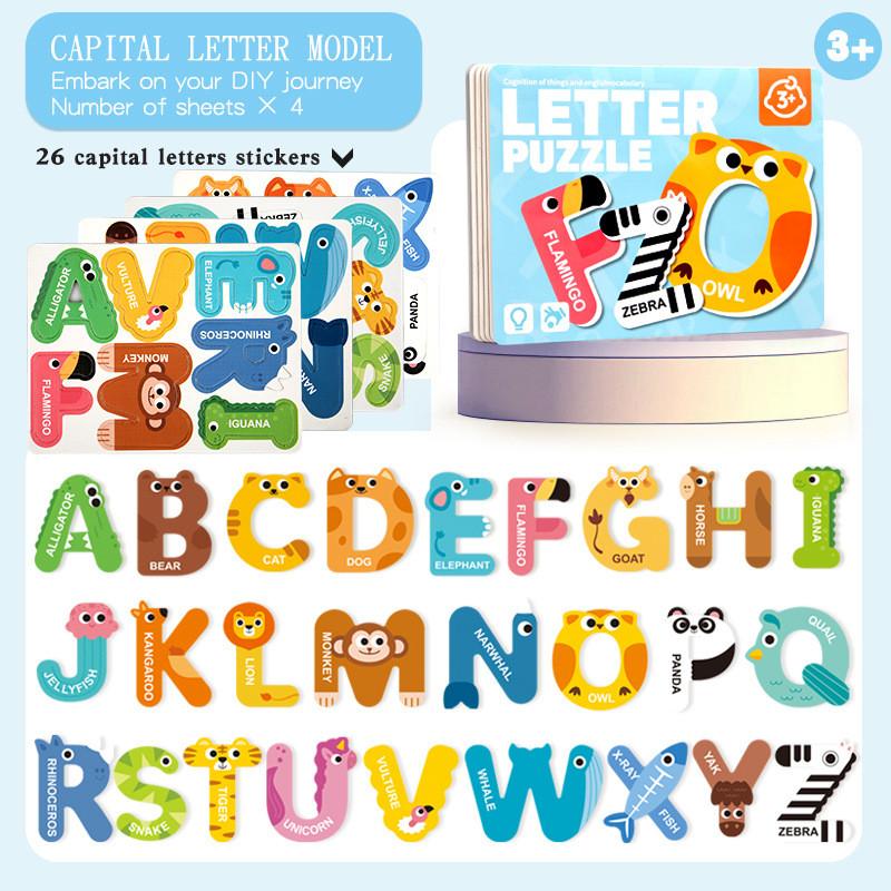 Fruits Shape Magnetic Puzzle For Kids With Abc Letter Learning And Diy Fun