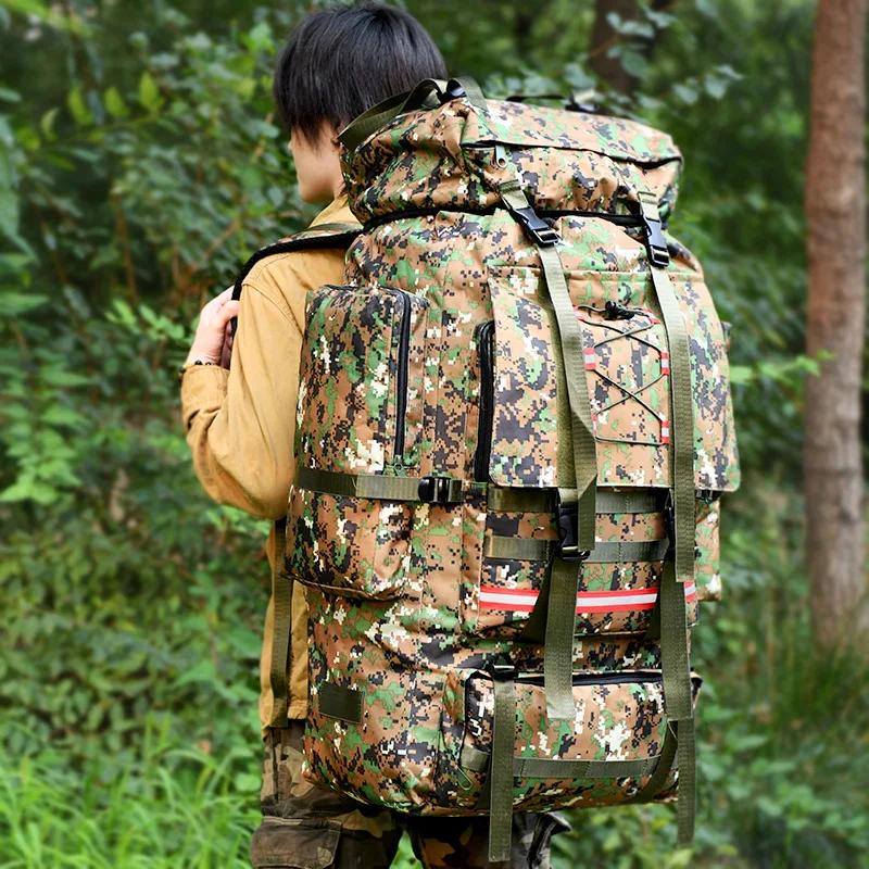Sac à dos de randonnée et de camping 130L Sac de voyage grand format pour hommes Sac de trekking pour sports de plein air Molle Sac à dos de trekking pour hommes Grand sac