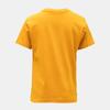 Tee shirt jaune coton imprimé squelette skieur Enfant DEELUXE 74