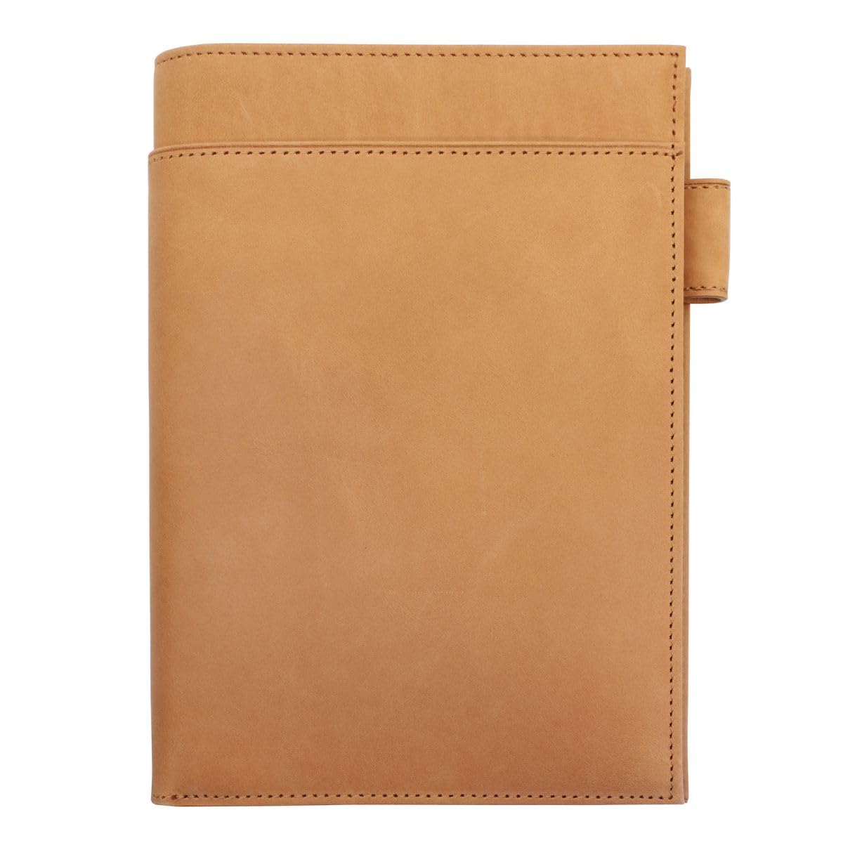 

Vitalita Bible Ring Diameter System Himeji Leather Notebook, 19mm, Notebook, [Natural] 7290-0