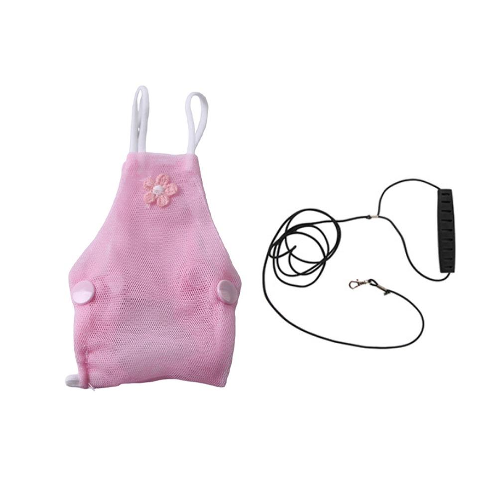with Leash Bird Flight Suits Snap-Closure Parrot Flying Clothing Bird Vest for Cockatiel Pigeons
